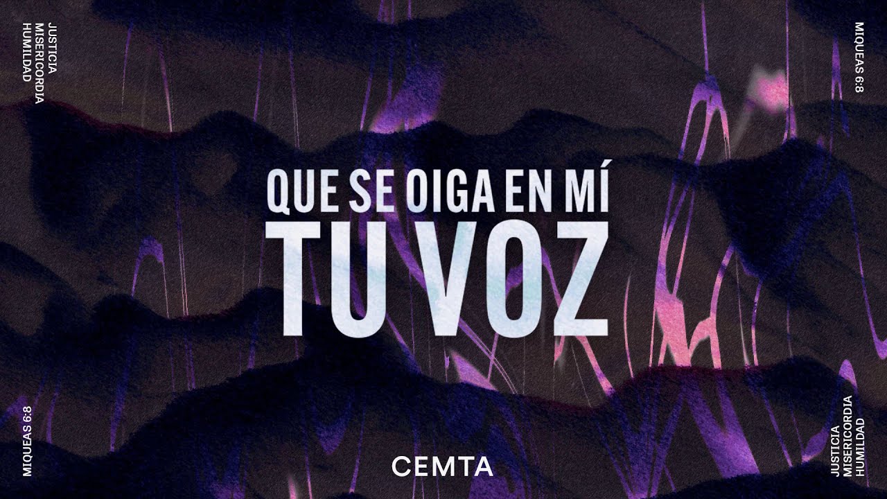 QUE SE OIGA EN M&Iacute; TU VOZ (Lyric Video) | CEMTA Music