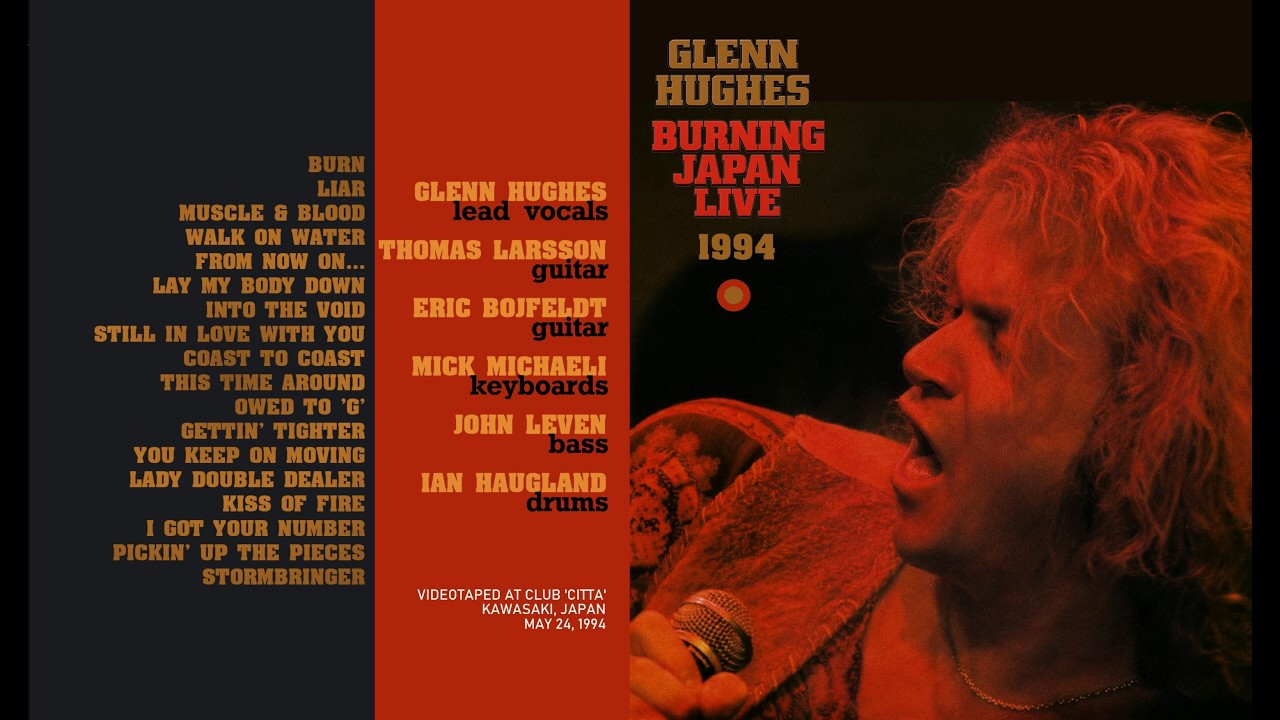 GLENN HUGHES - Burning Japan LIVE COMPLETE 1994 VIDEO