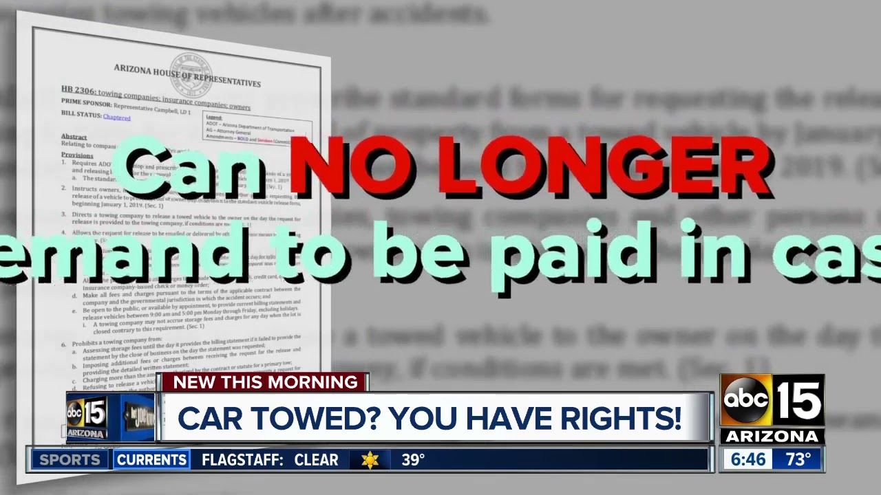 Car towed? What rights do you have?