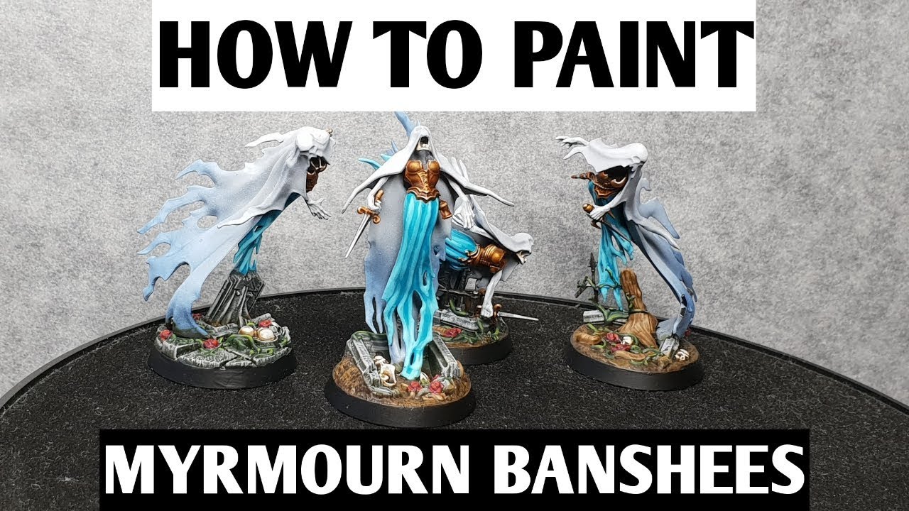 How to paint Myrmourn Banshees