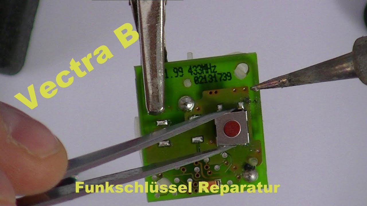 Funkschlüssel Reparatur Opel Vectra B