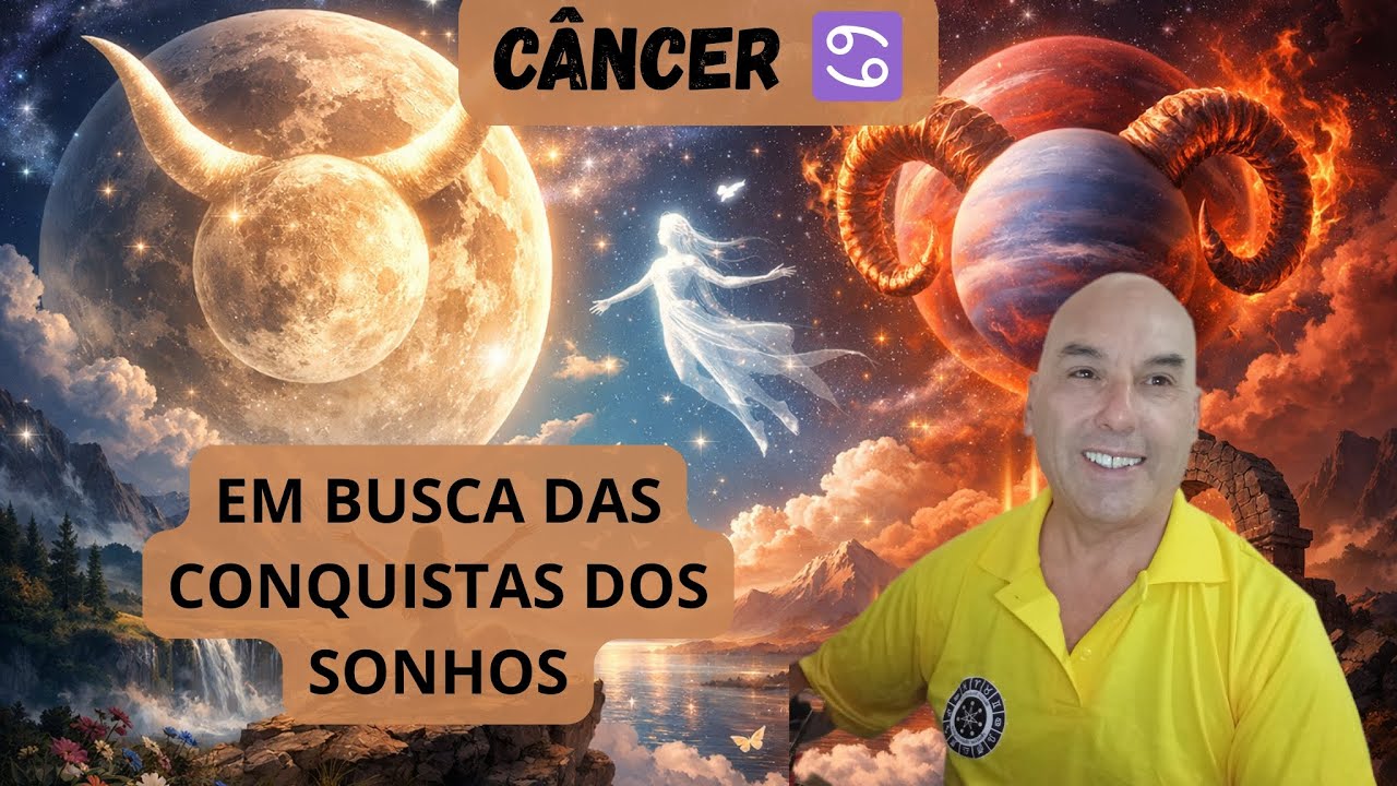 Câncer, sonhos com intensidade e estabilidade para transformar e investir de forma consistente.