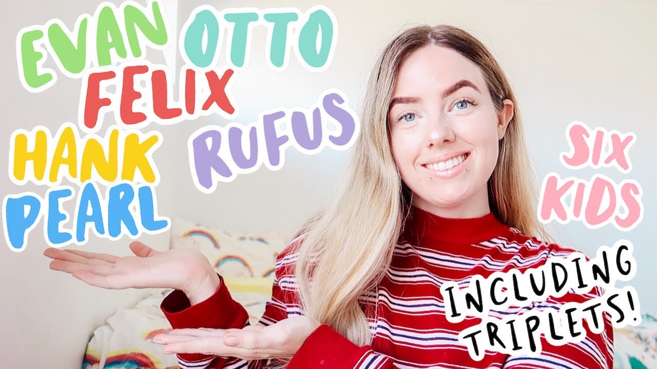 How We Named Our Six Kids! (Including Triplets)