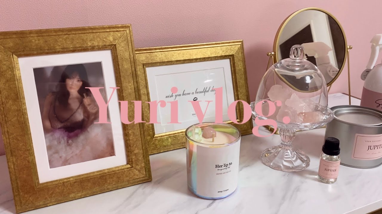 My room tour♡ピンク×白×ゴールド部屋・ドレッサー・インテリア紹介