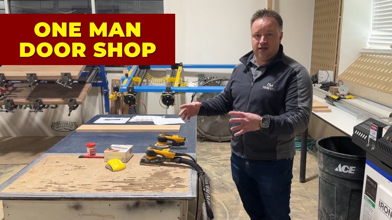 Door shop update - running doors with one person