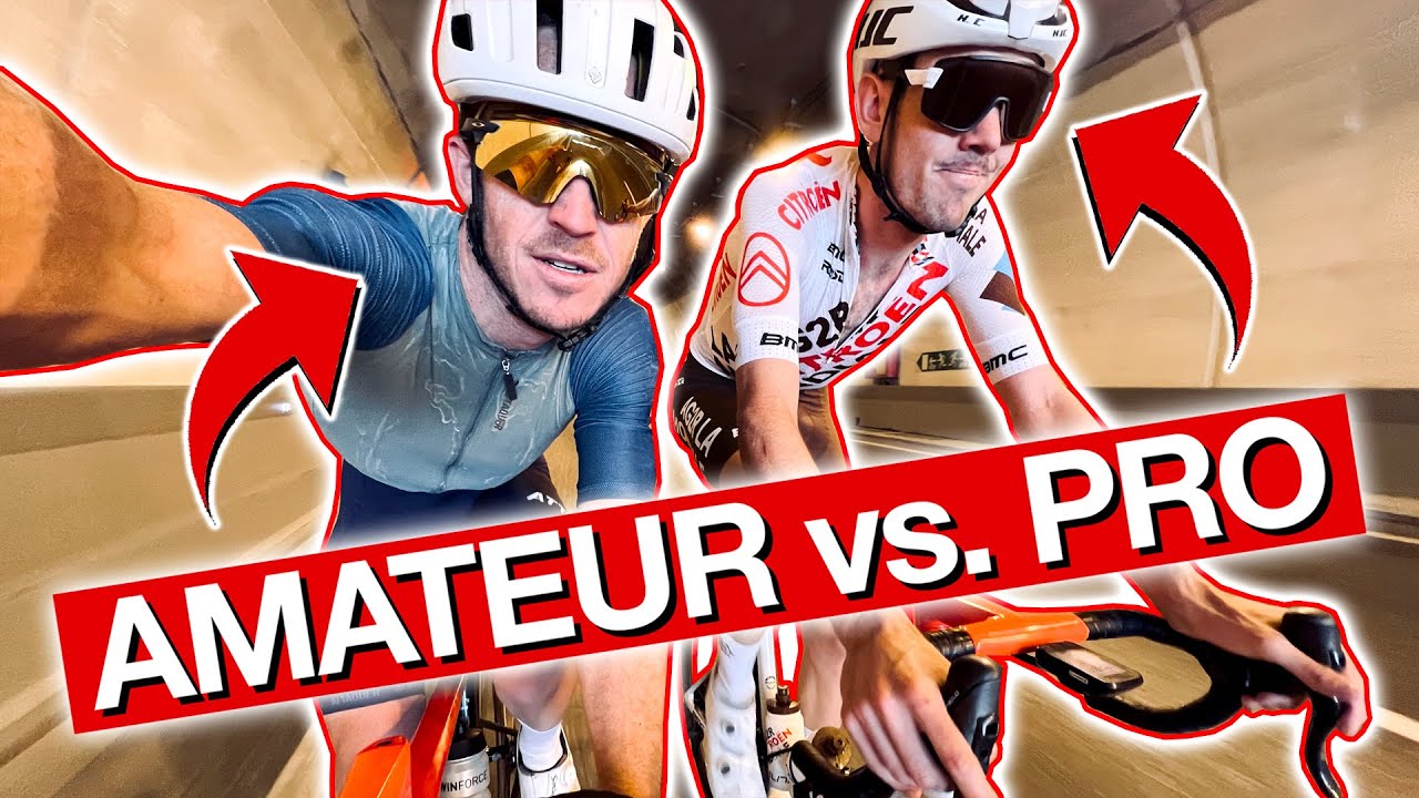 Why I can TRAIN with pro cyclists, but can't RACE with them...
