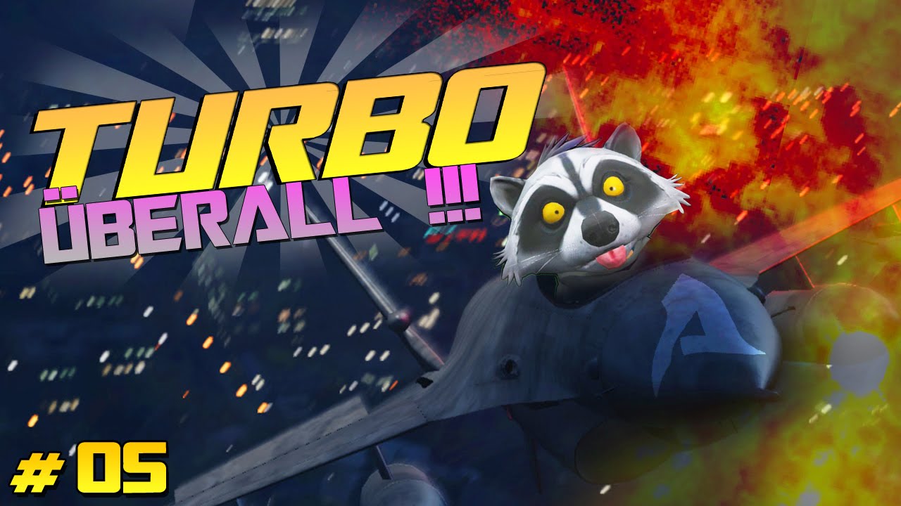 Grand Theft Flugzeug Waschb&auml;r - GTA 5 [Turbo] #05 | arazhulhd