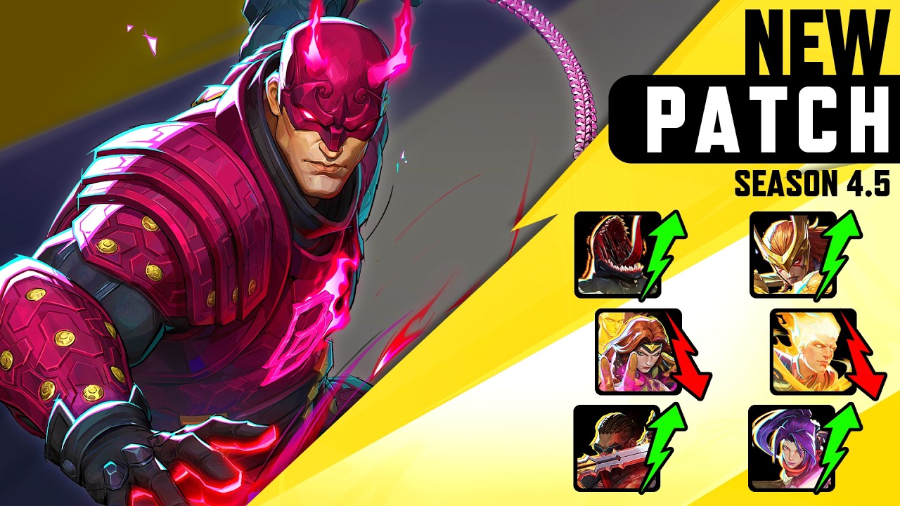 First Look at Every Hero Balance Change in Season 4.5 | Full Patch Breakdown | Marvel Rivals