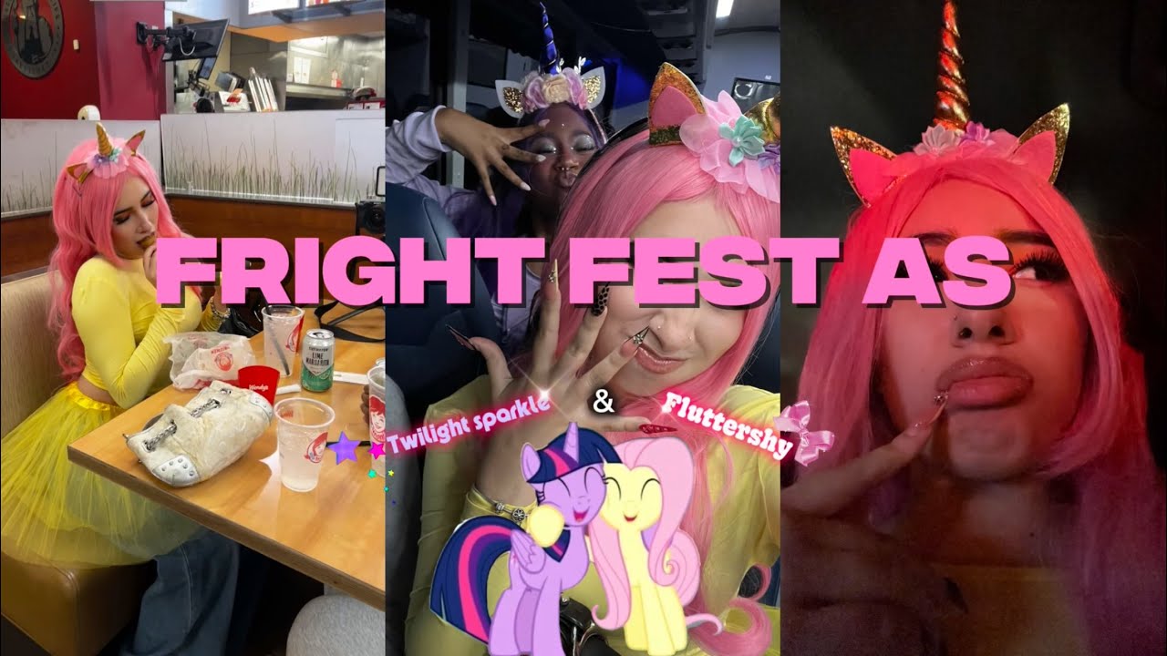 WE WENT TO FRIGHT FEST AS PONYS (W/ MOANABIH) 