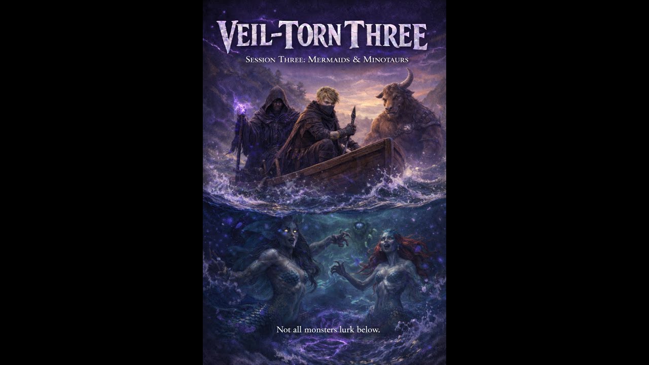 Veil-Torn Three: Episode 3 - Mermaids & Minotaurs