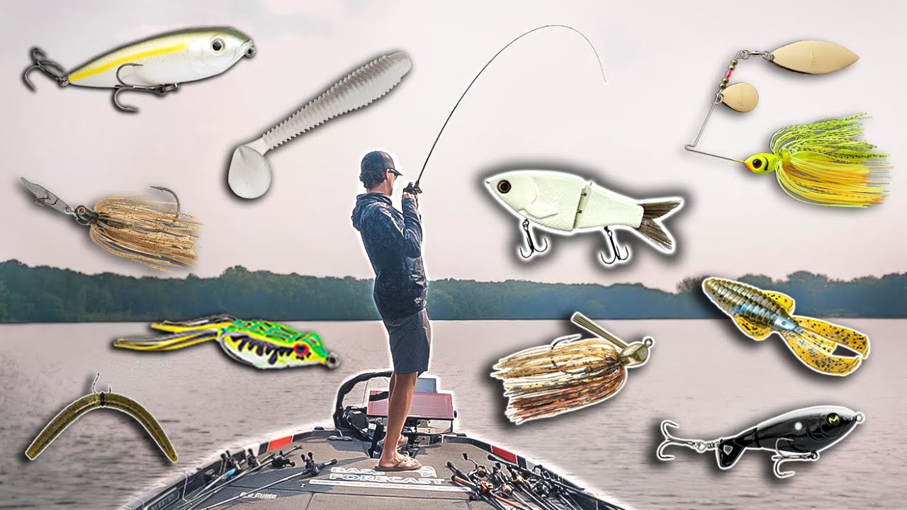 Fishing With EVERY Lure I Own!! (Uncut Bass Fishing Tips)