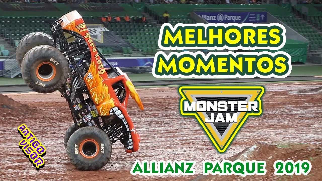Monster Jam Brasil 2019 - Allianz Parque Arena Palmeiras - Melhores Momentos Show 21/12/19 as 20:00