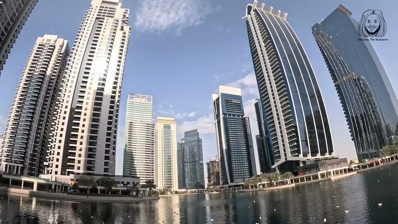 Dubai 4K Morning Walk at Jumeirah Lake Towers, one of the city’s most vibrant residential districts!