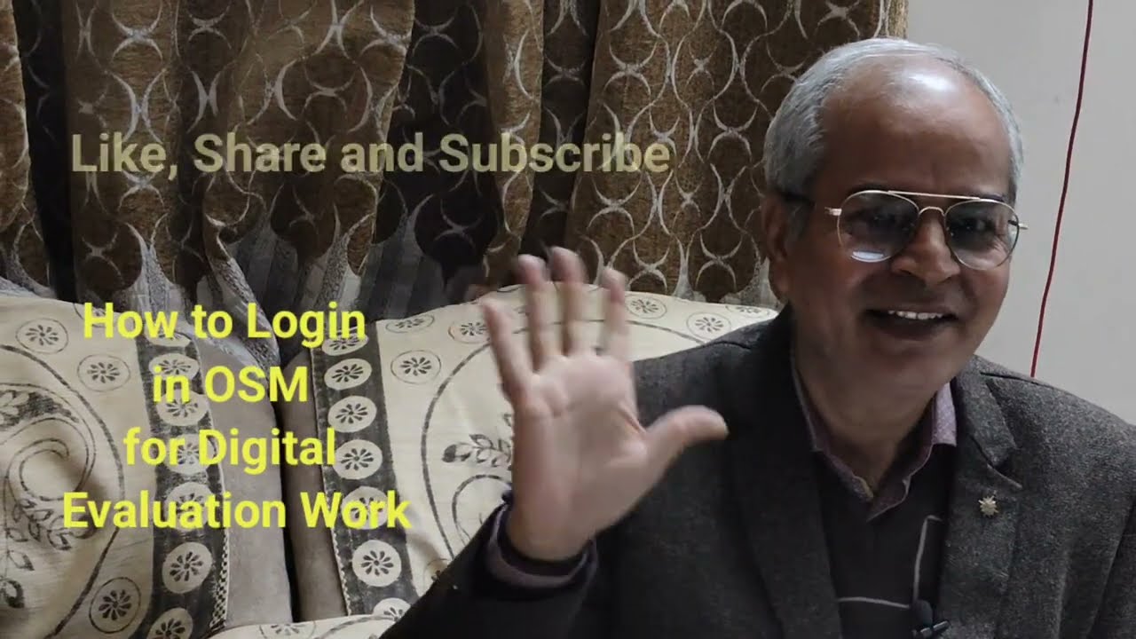 OSM par login kaise karein, как войти в систему для цифровой оценки OSM от Виджая Кумара
