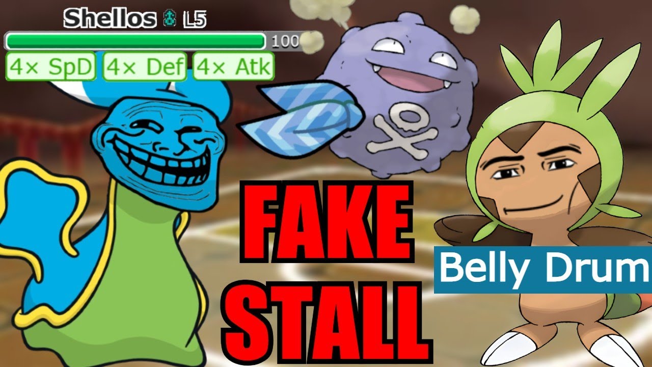 Trolling With FAKE STALL on Pokemon Showdown!