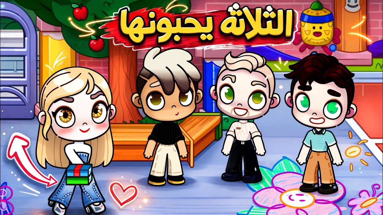 فيلم الثلاثة يحبونها ♥️😎 avatar world /افلام افاتار ورلد 