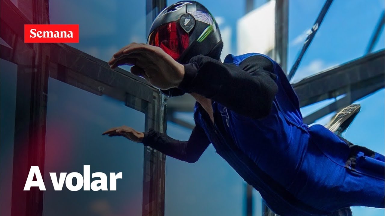 Así es volar en el primer TÚNEL DE VIENTO en Colombia