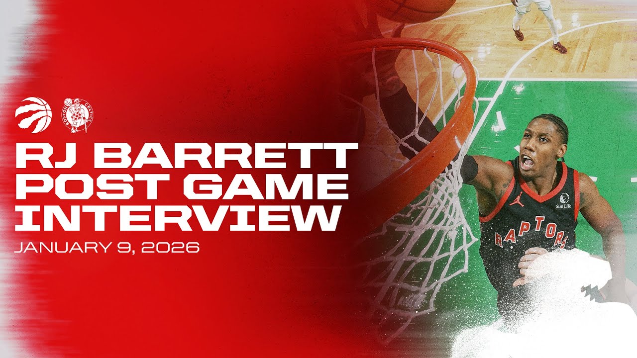 RJ Barrett | Post Game at Celtics | January 9, 2026