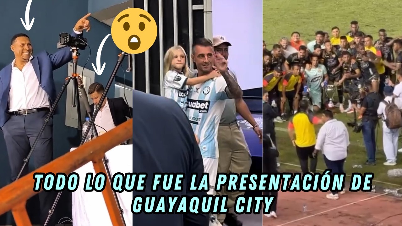 Todo lo que fue la presentación de Guayaquil City vs Barcelona SC