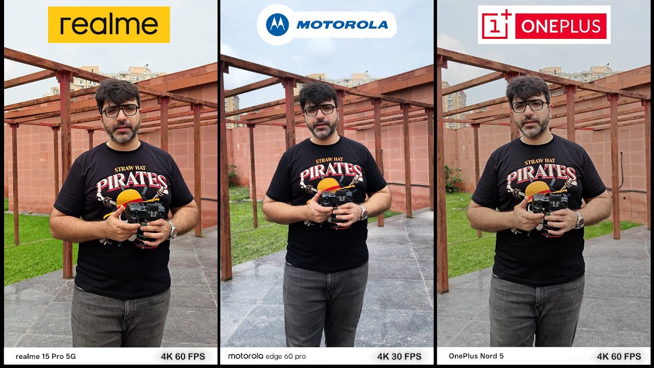 OnePlus Nord 5 vs Moto Edge 60 Pro vs Realme 15 Pro - Best VIDEO CAMERA Smartphone under 30,000