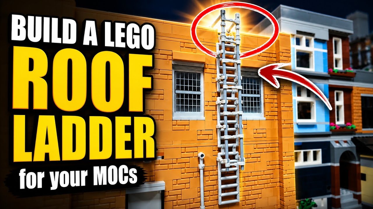 How to build a safety ladder on your Lego mocs.