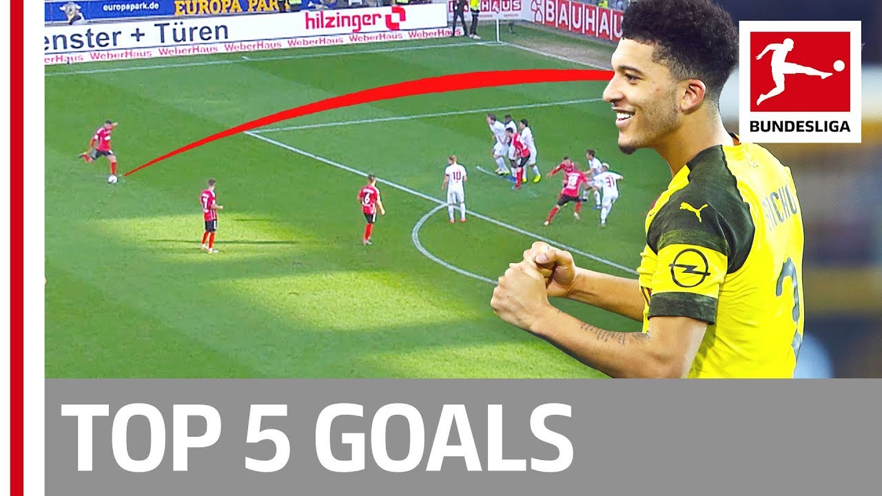 Top 5 Goals on Matchday 23 - &nbsp;Sancho, Grifo, G&ouml;tze&nbsp;& More
