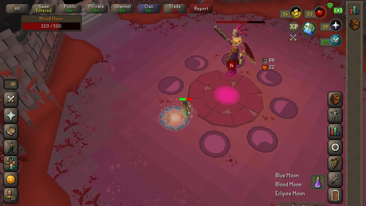 Moons of Peril on OSRS mobile