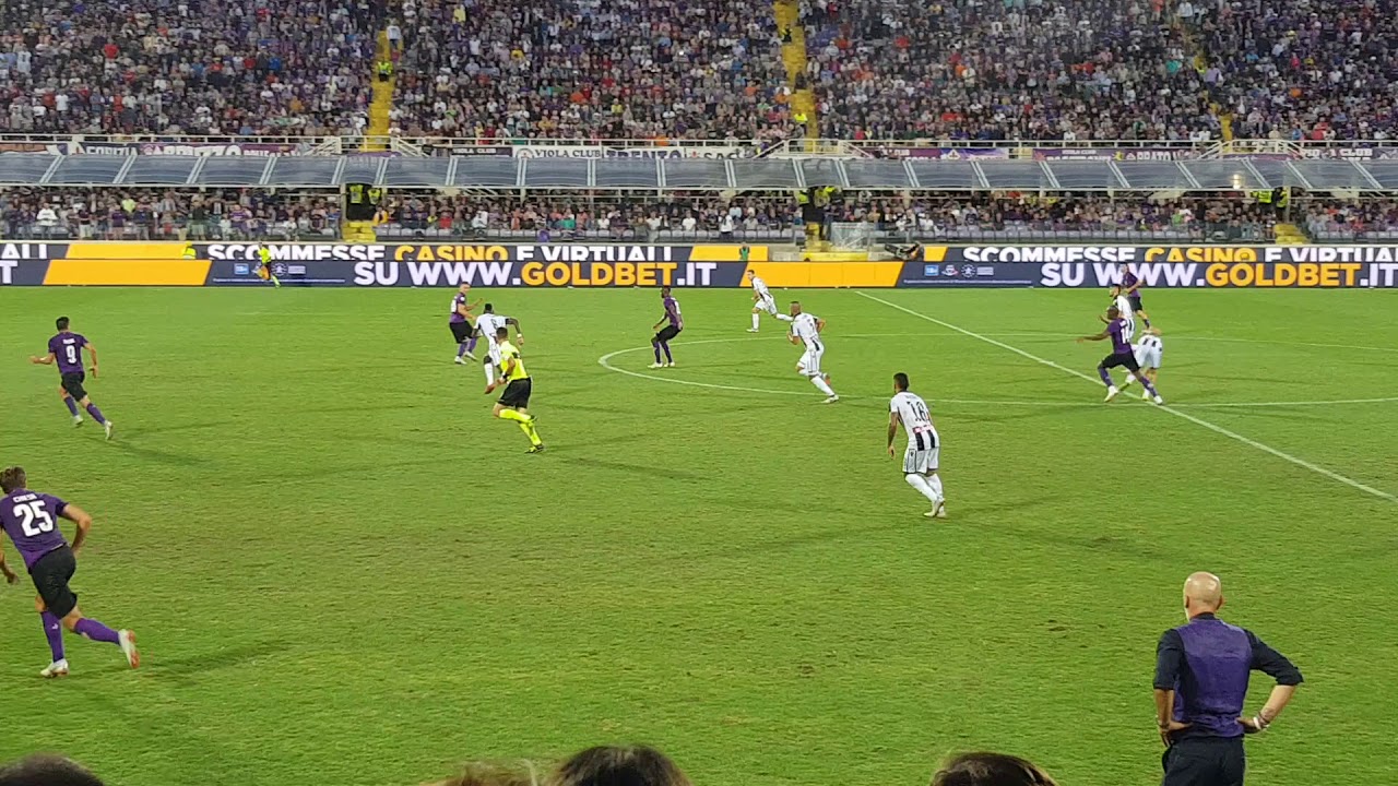 Fischio finale Fiorentina - Udinese 1-0