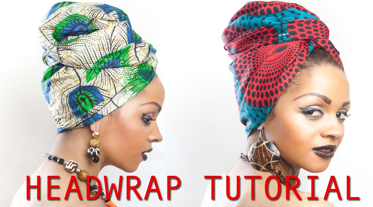 Uroobah African Headwrap tutorial in just 2 minutes