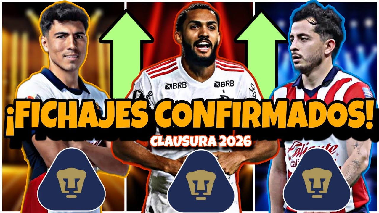 ✅ALTAS DE PUMAS 2026🔥PUMAS TIENE NUEVO DELANTERO BRASILE&Ntilde;O | LLEGAR&Iacute;A A PUMAS | REFUERZOS PUMAS 2026