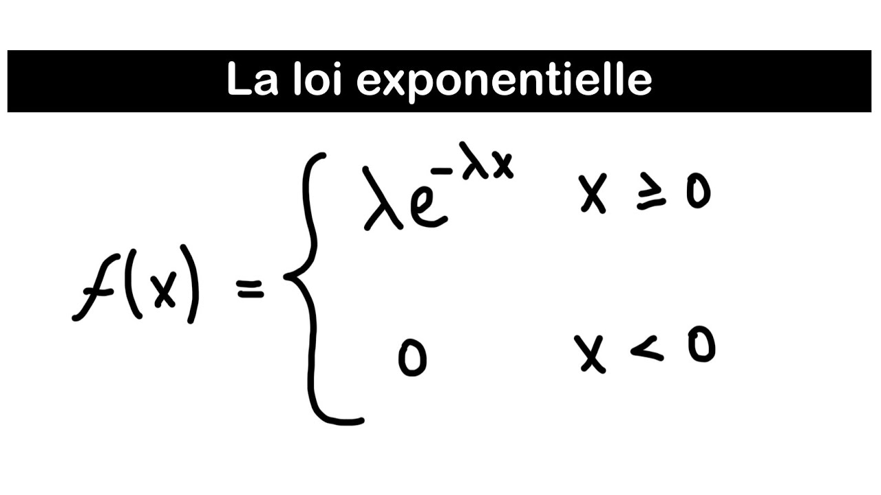 Tout comprendre sur la Loi exponentielle | Stats(ep.10)