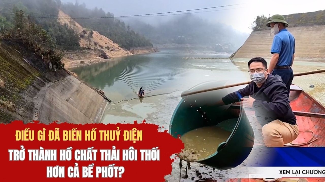 Điều gì đã biến hồ thuỷ điện trở thành hồ chất thải hôi thối hơn cả bể phốt?
