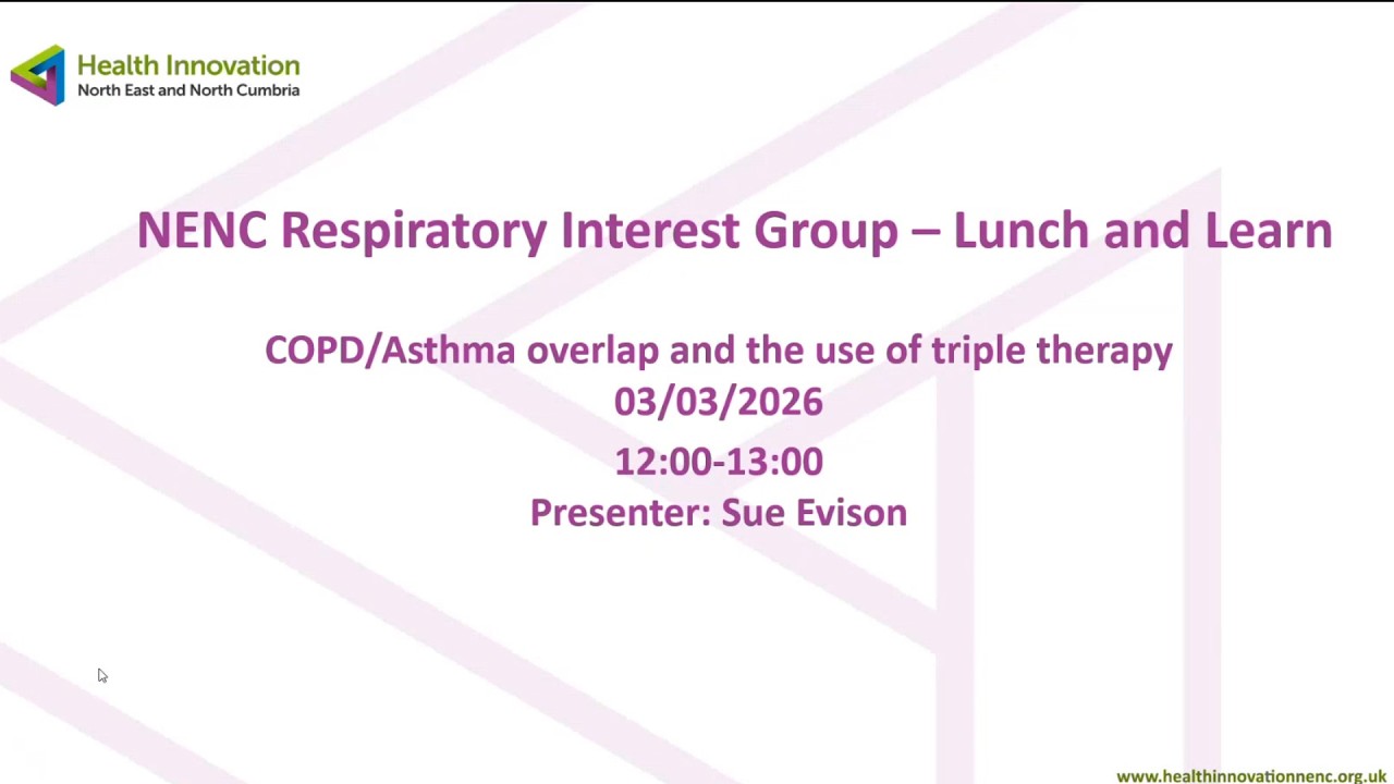 Webinar | Respiratory lunch and learn - 3rd of March