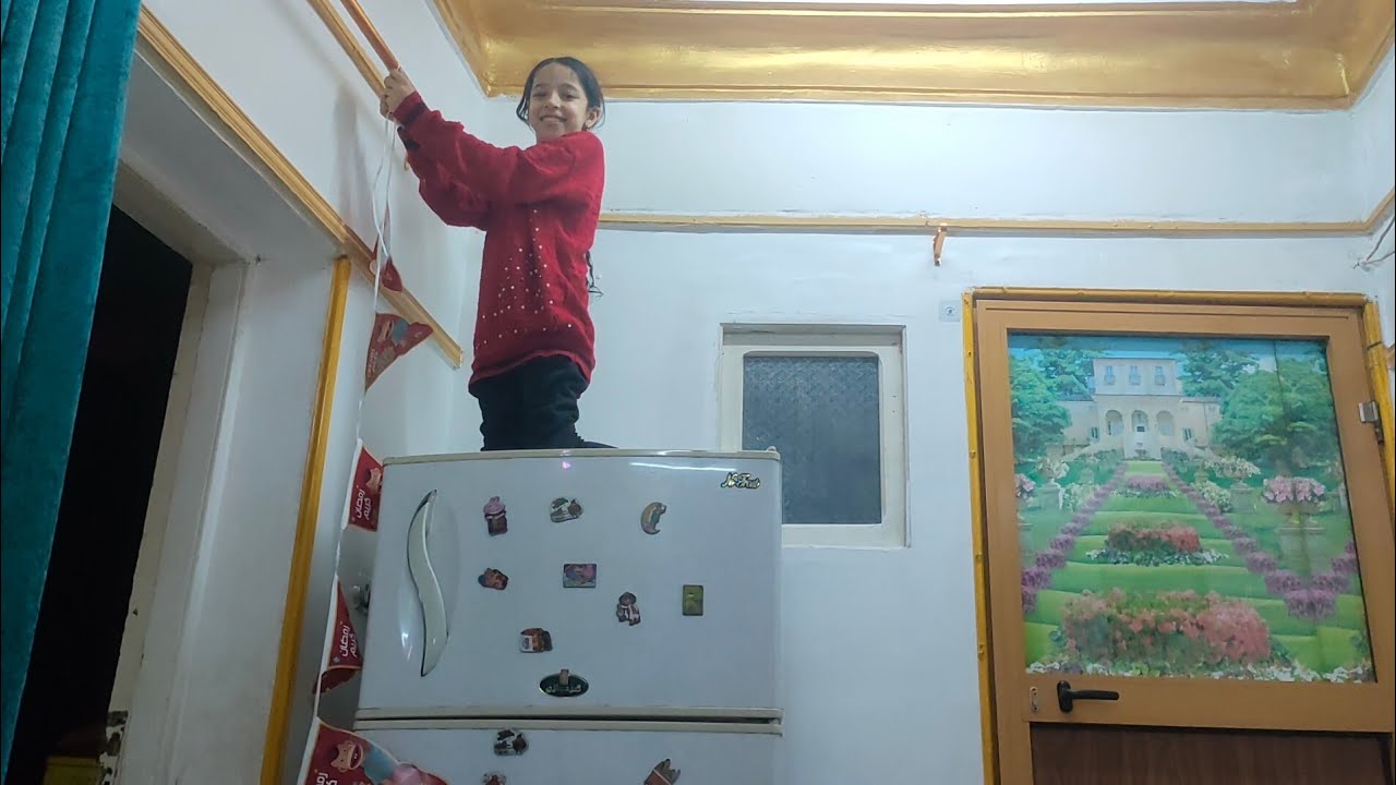 روتين يومي🌿عملت الفطار وشلت زينة رمضان تعالي شوفي بحطها فين علشان متتبهدلش أختراع بجد🤩