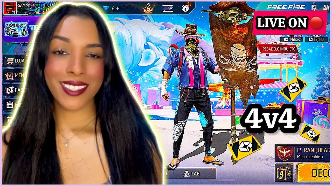 LIVE ON FREE FIRE; JOGANDO COM SEGUIDORES