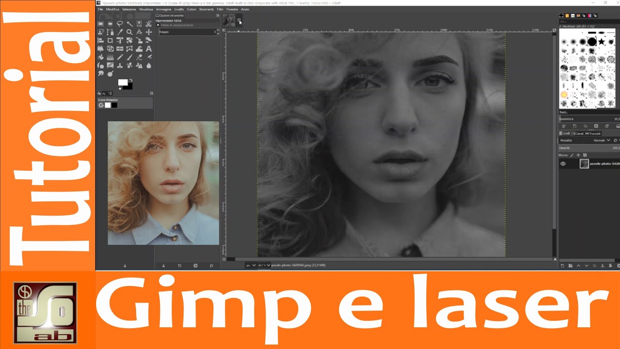 Tutorial Gimp per cnc laser