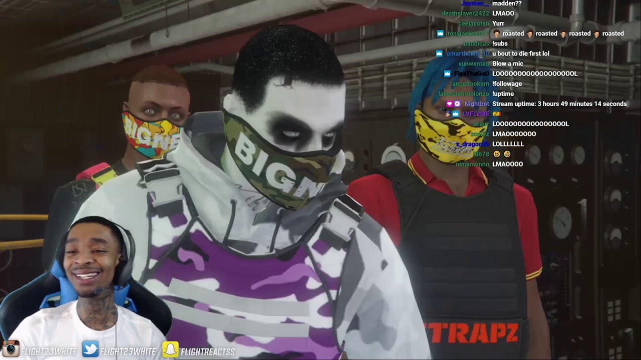 FlightReacts Carries his BIGGEST HATERS in THE CAYO PERICO HEIST GTA 5