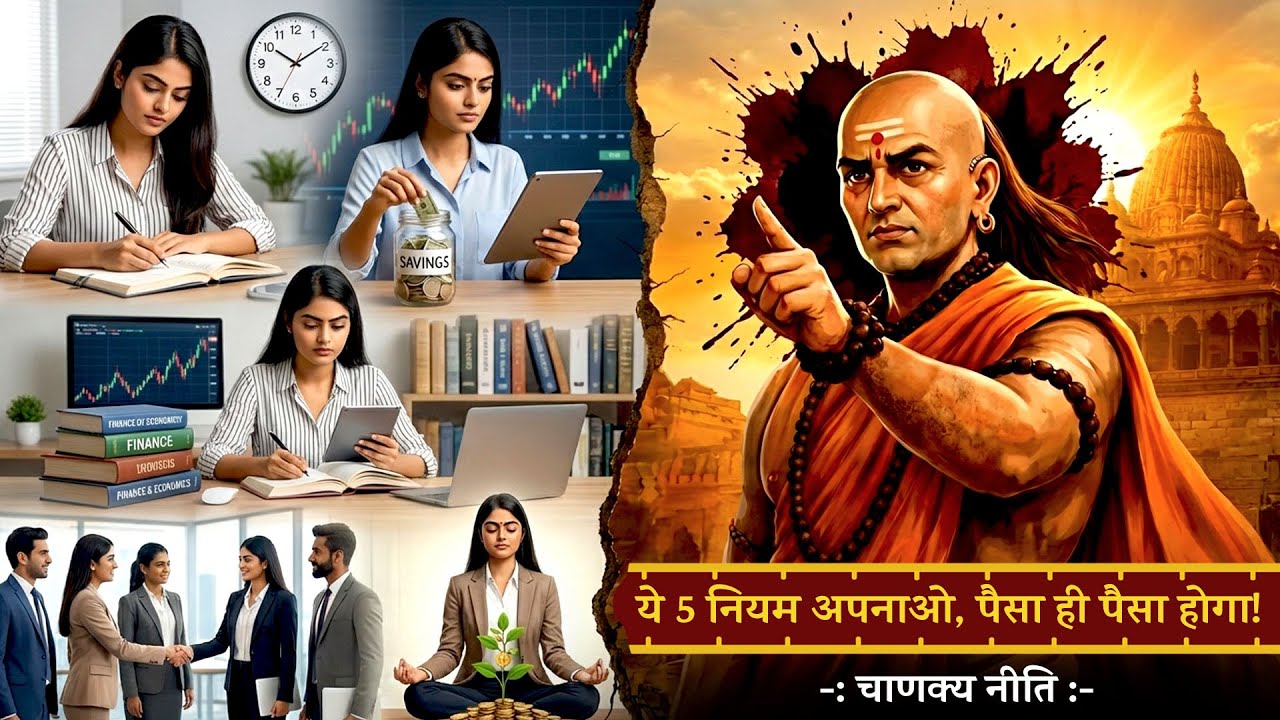 हर रोज करें ये 5 आसान काम, जिंदगी में होगी पैसों की नॉन स्टॉप बारिश: Chanakya niti motivation 2026