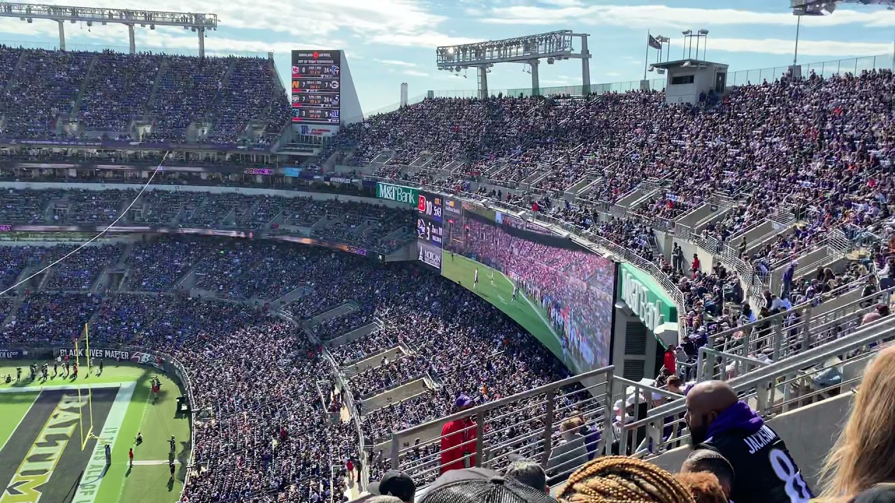 M&T Bank Stadium: Section 548 Row 8