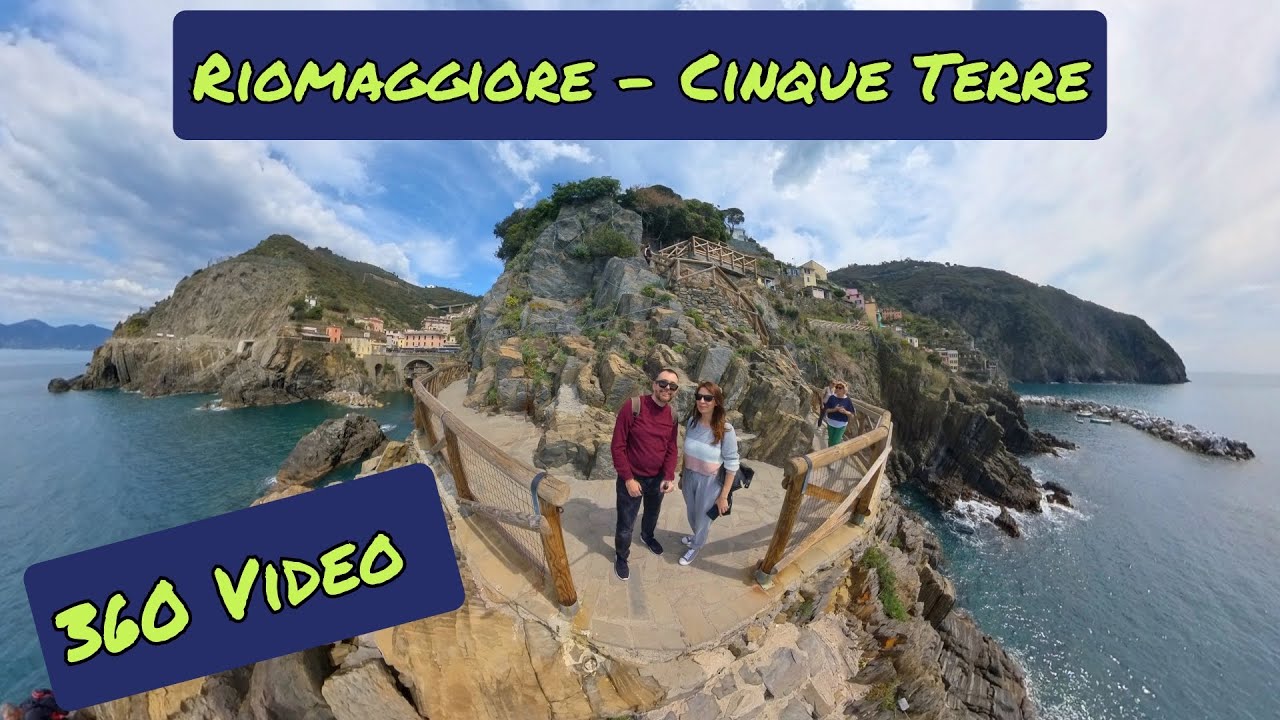 Riomaggiore Cinque Terre Italia - 360 Video