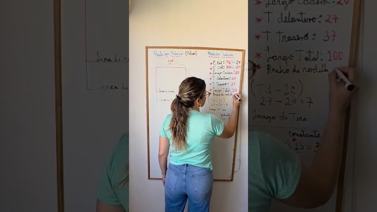 PATRÓN Pantalón básico 🪄📐📝