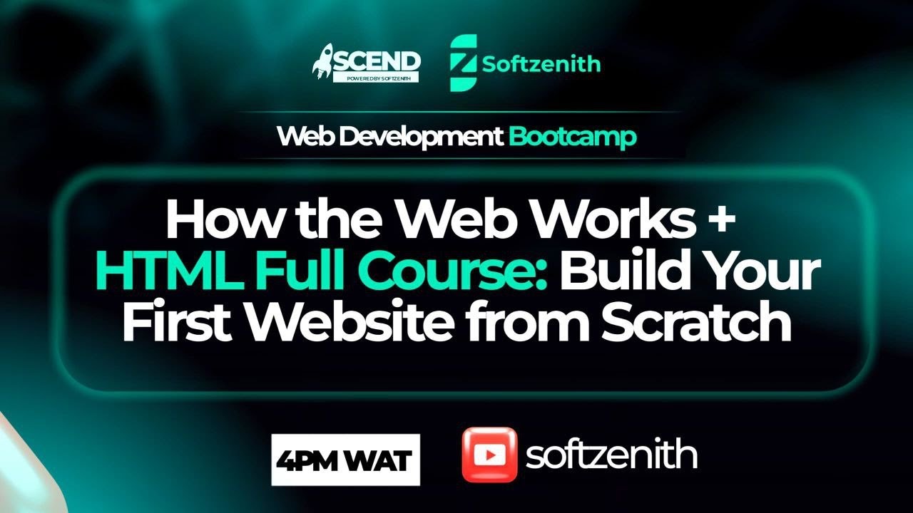 How the Web Works + HTML Full Course: Build Your First Website from Scratch | Ascend Web Dev Day 2