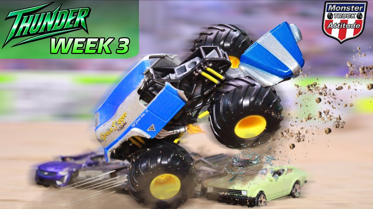 CHAOS TO CARNAGE! Diecast Toy Monster Truck Racing! | Thunder Episode: 218