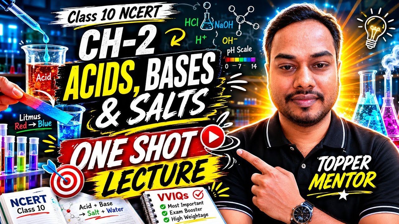 #acidsbasesandsalts  #boardexam2026  | One Shot Revision + Most Expected Questbions 2026