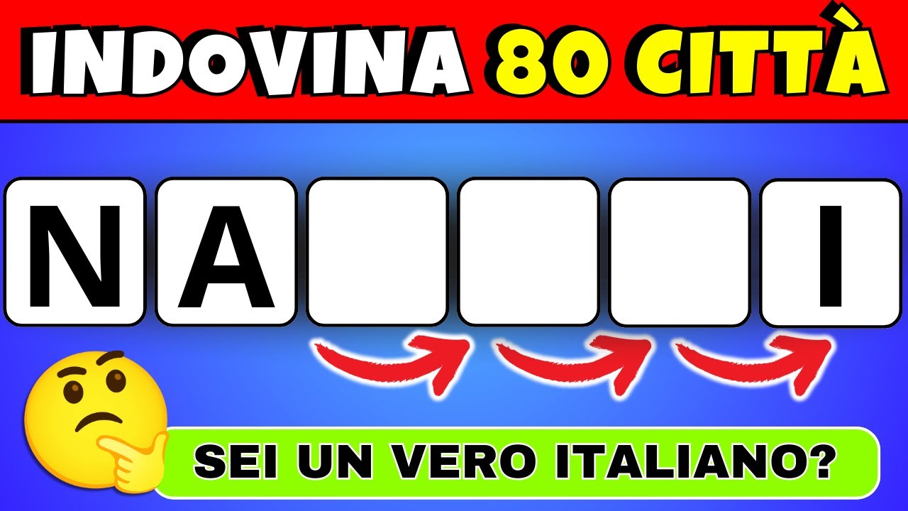 Indovina la Citt&agrave;: Solo i VERI ITALIANI le riconoscono tutte!🇮🇹