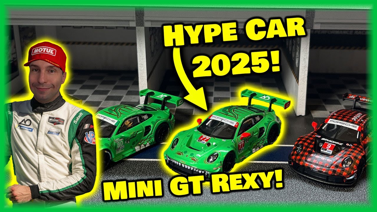 REXY! 🦖 Diecasthunter presents: Mini GT Porsche 911 GT3 R REXY!