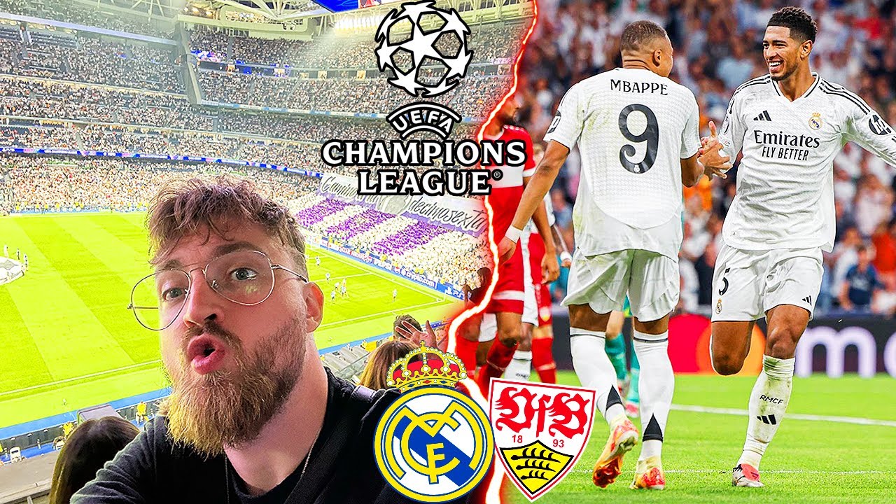 Real Madrid vs. VFB Stuttgart UCL Stadionvlog 😱🔥 | PARTIE AUF AUGENHÖHE... | ViscaBarca