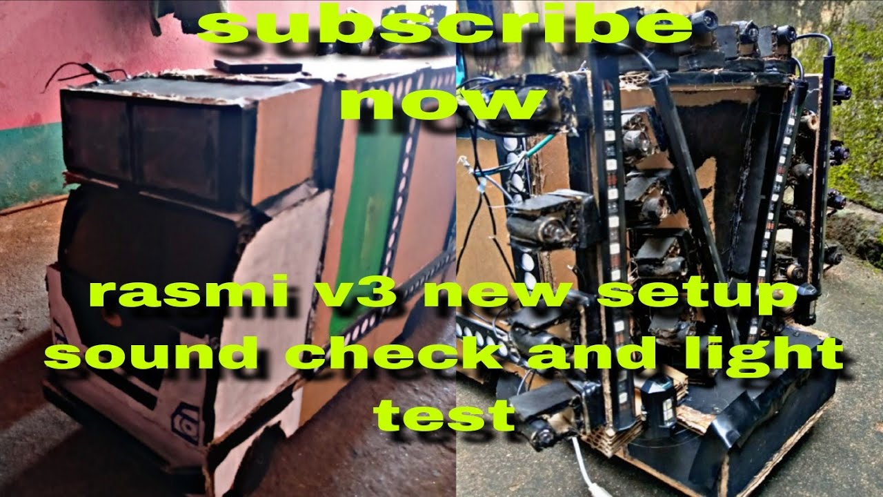 Rasmi v3 new setup sound check 🔥||