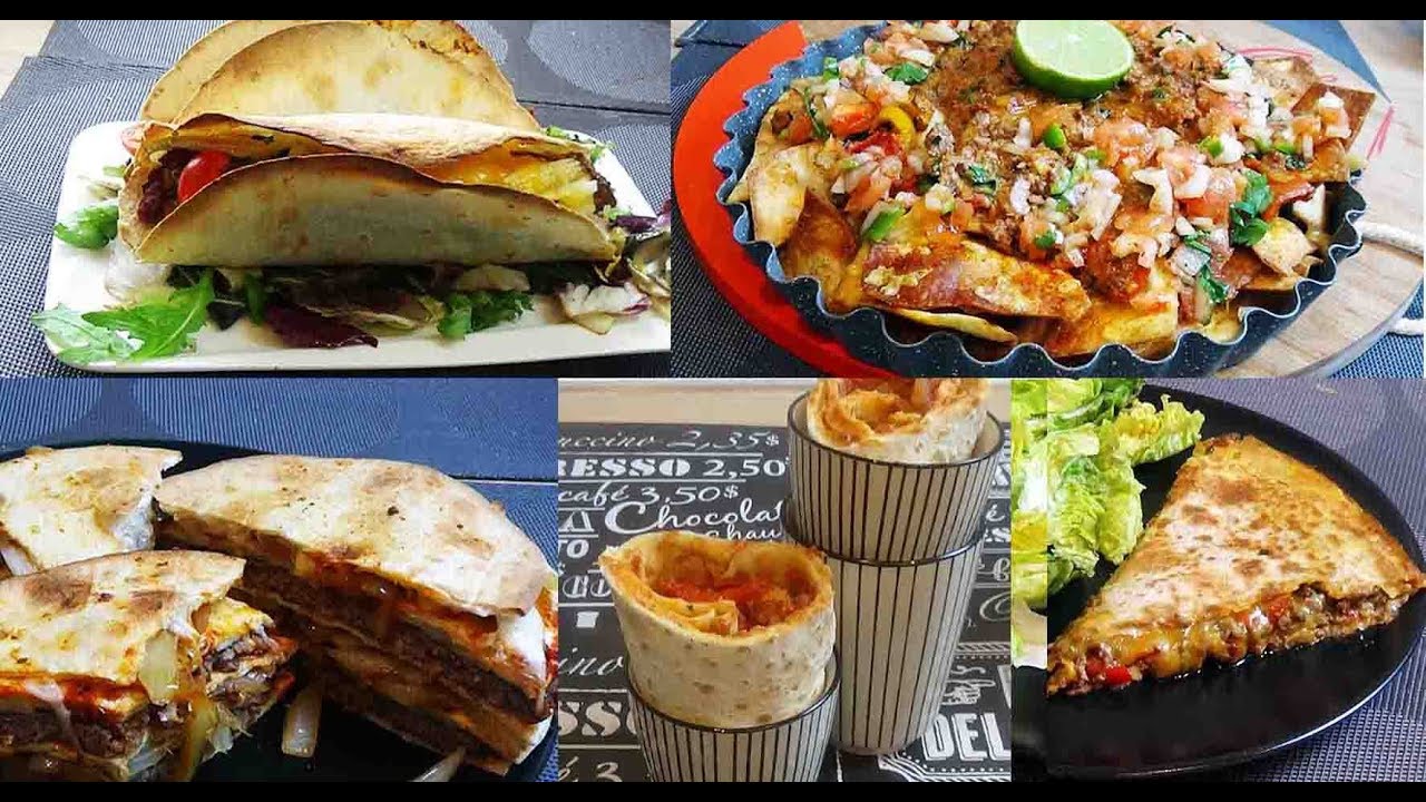 5 recettes mexicaines à la Tortilla