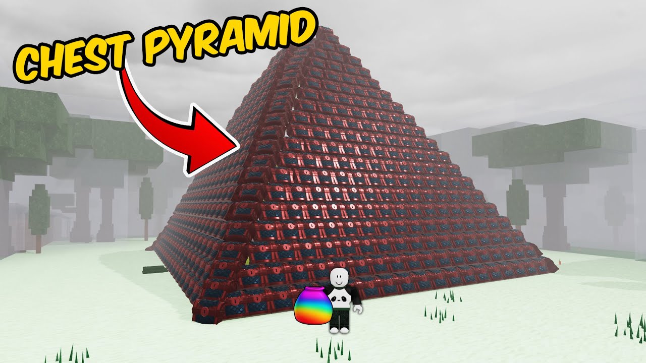 I FOUND A PYRAMID MADE OF RUBY CHESTS IN 99 NIGHTS IN THE FOREST